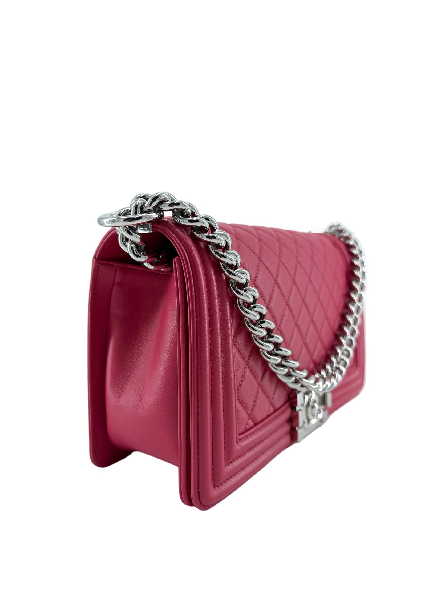 Chanel Boy Lambskin Medium Shoulder Bag