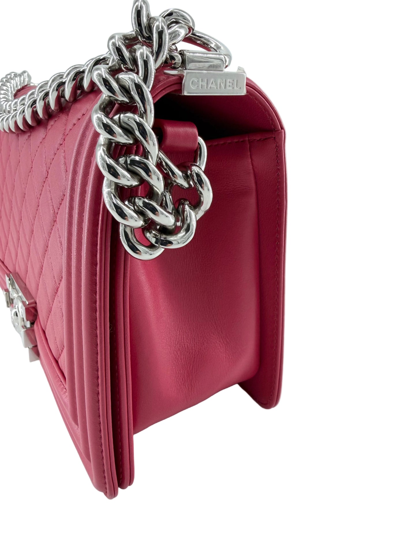 Chanel Boy Lambskin Medium Shoulder Bag