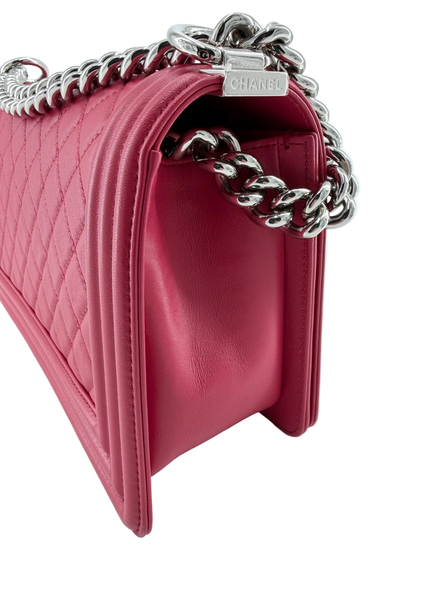 Chanel Boy Lambskin Medium Shoulder Bag