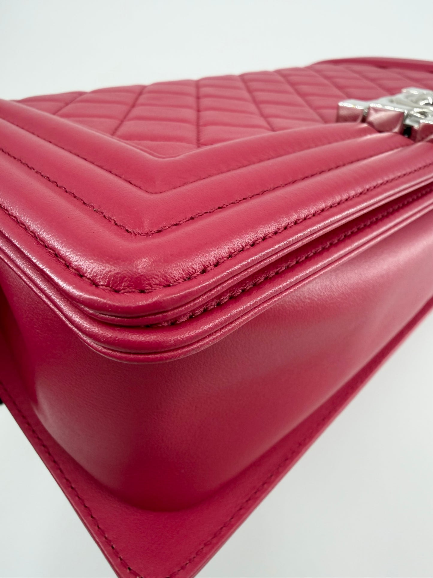 Chanel Boy Lambskin Medium Shoulder Bag