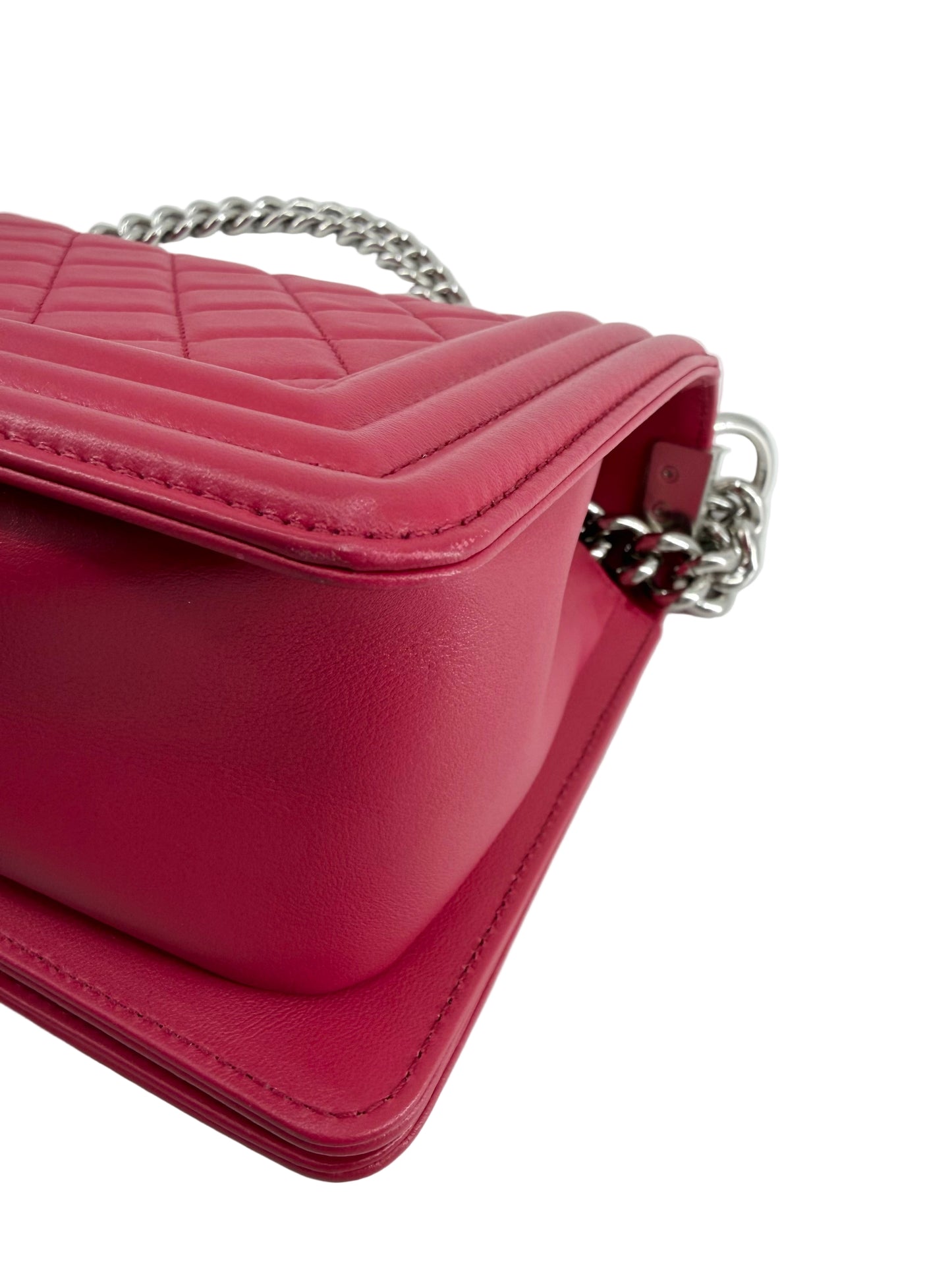 Chanel Boy Lambskin Medium Shoulder Bag