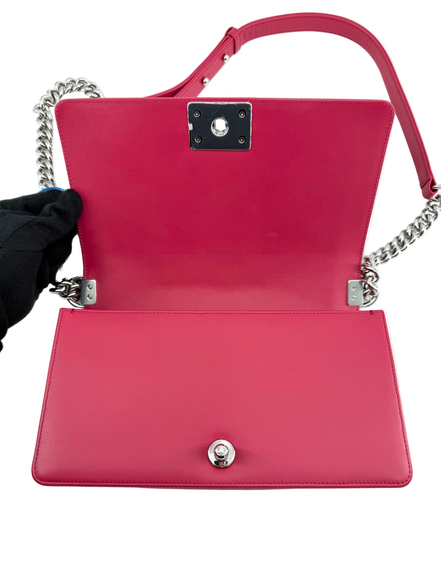 Chanel Boy Lambskin Medium Shoulder Bag