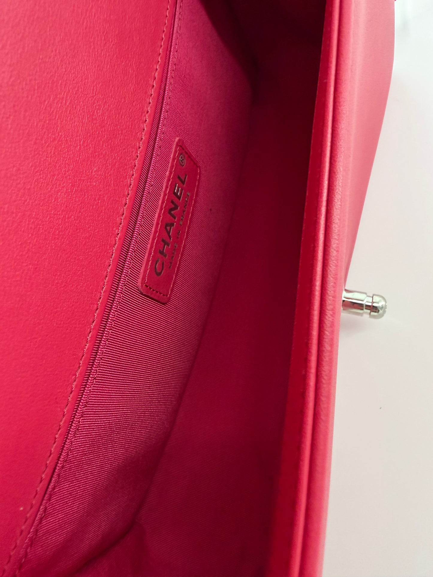 Chanel Boy Lambskin Medium Shoulder Bag