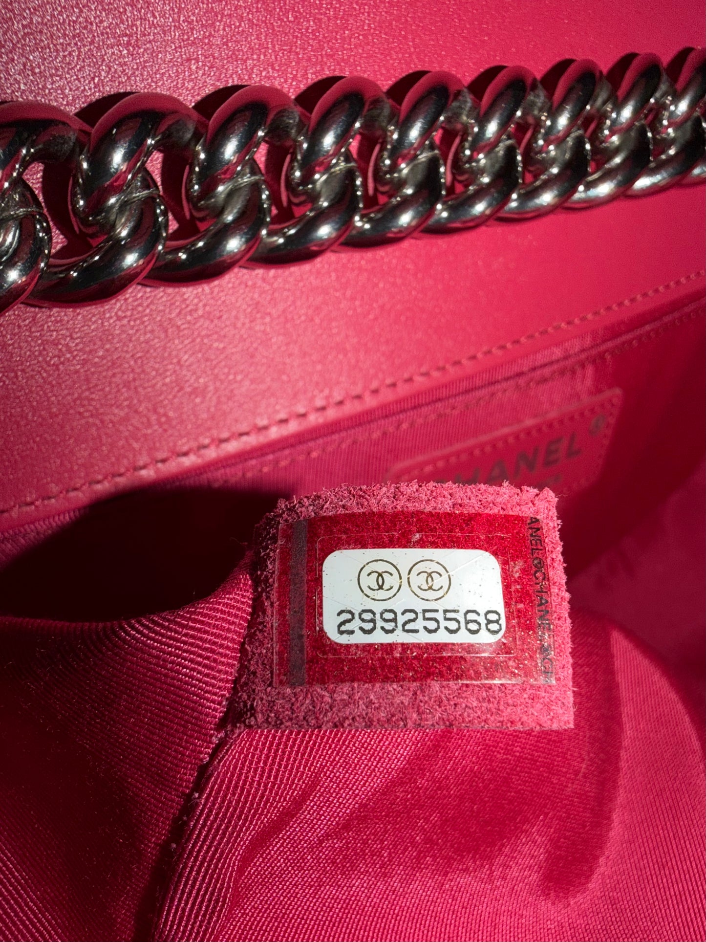 Chanel Boy Lambskin Medium Shoulder Bag