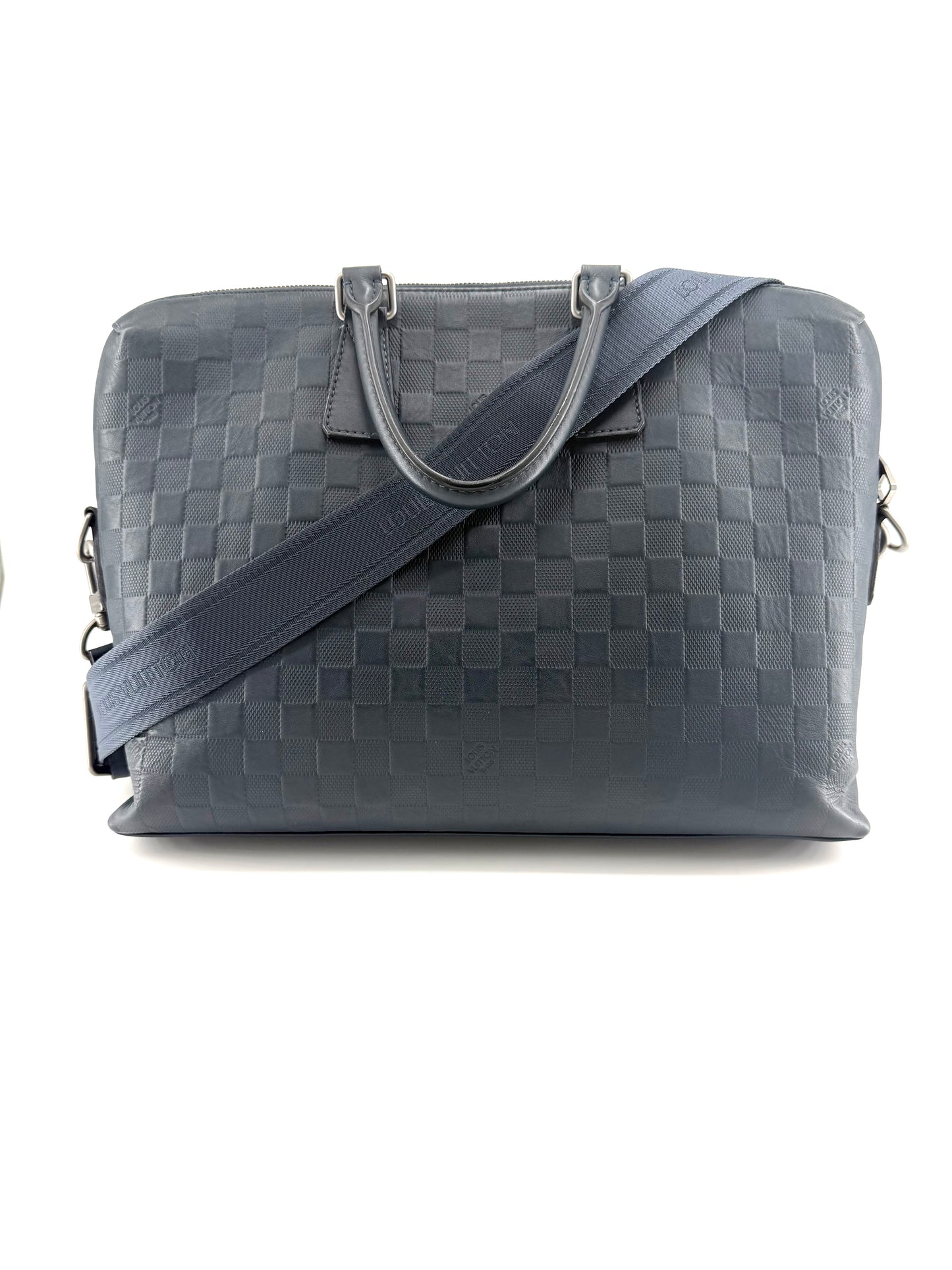 Louis Vuitton Damier Leather Porte Document Holder Laptop Bag