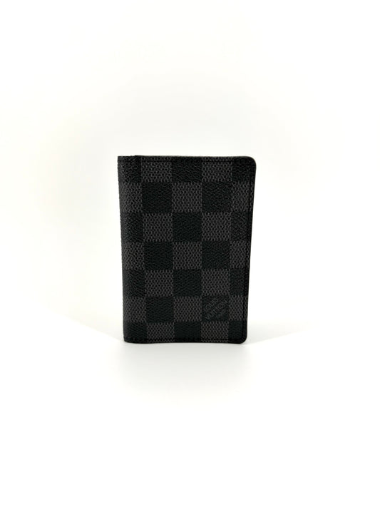 Pre-Owned Louis Vuitton Damier Graphite Canvas Leather Pocket Organizer
