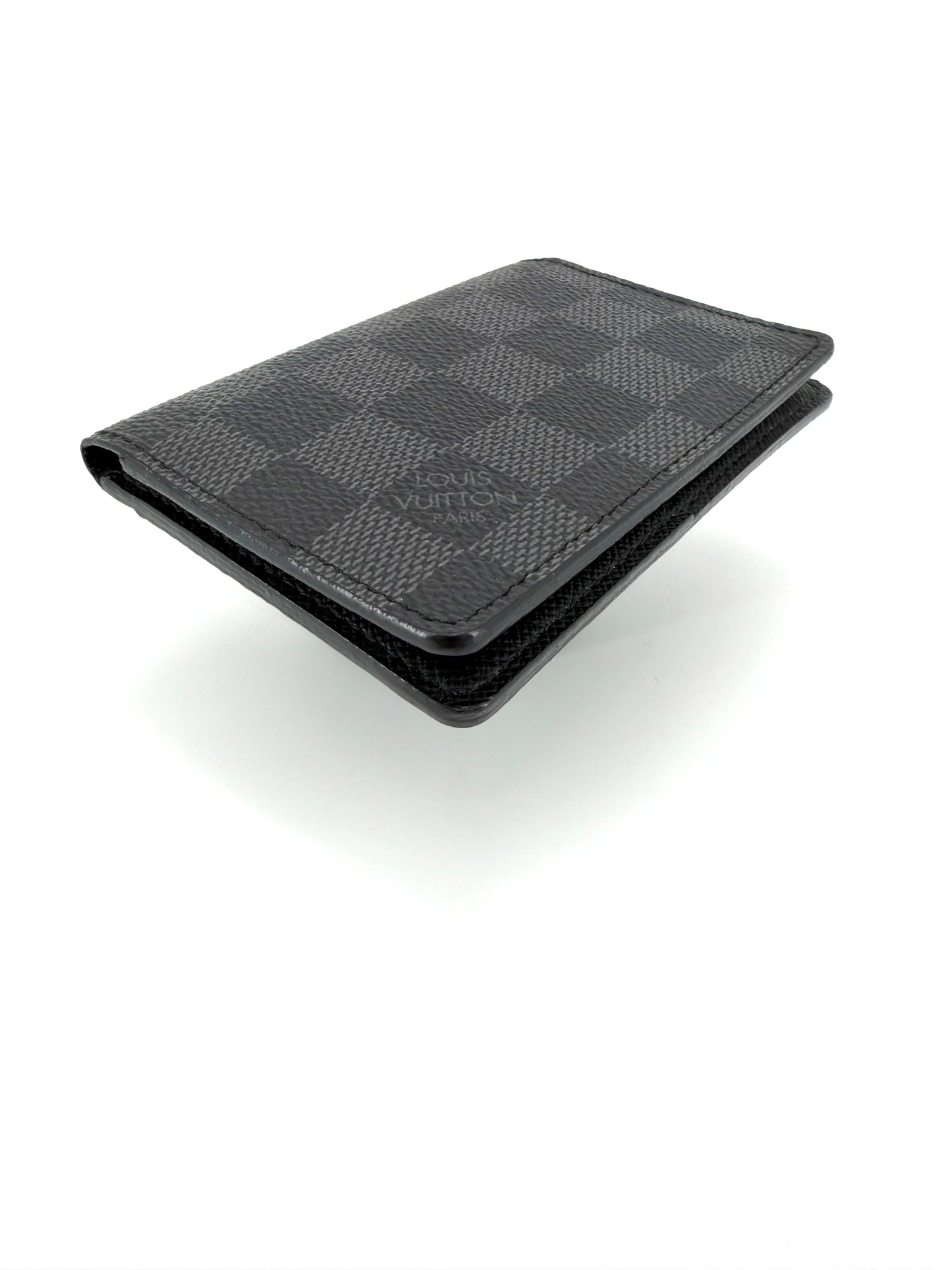 Pre-Owned Louis Vuitton Damier Graphite Canvas Leather Pocket Organizer