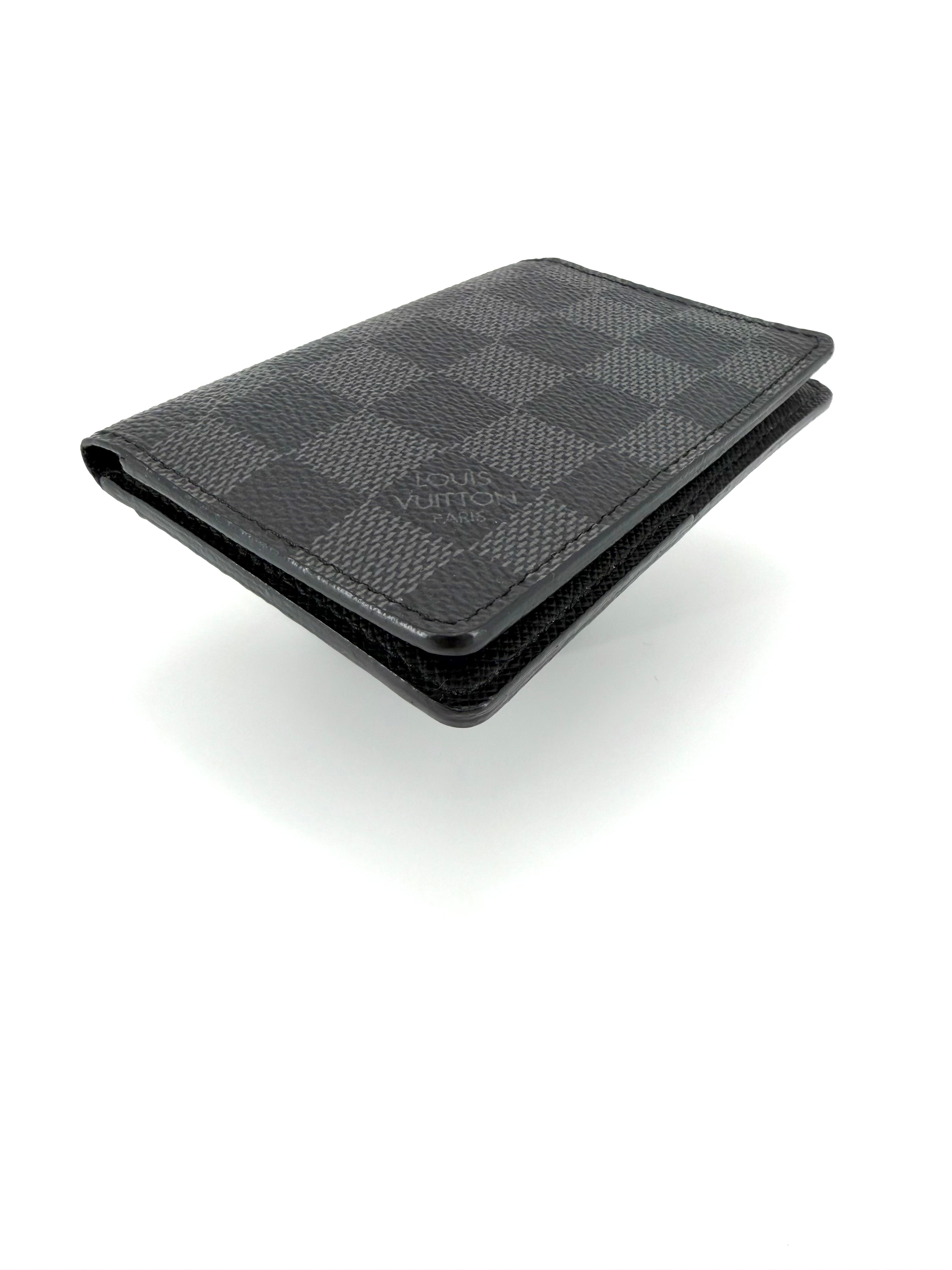 Pre-Owned Louis Vuitton Damier Graphite Canvas Leather Pocket Organizer