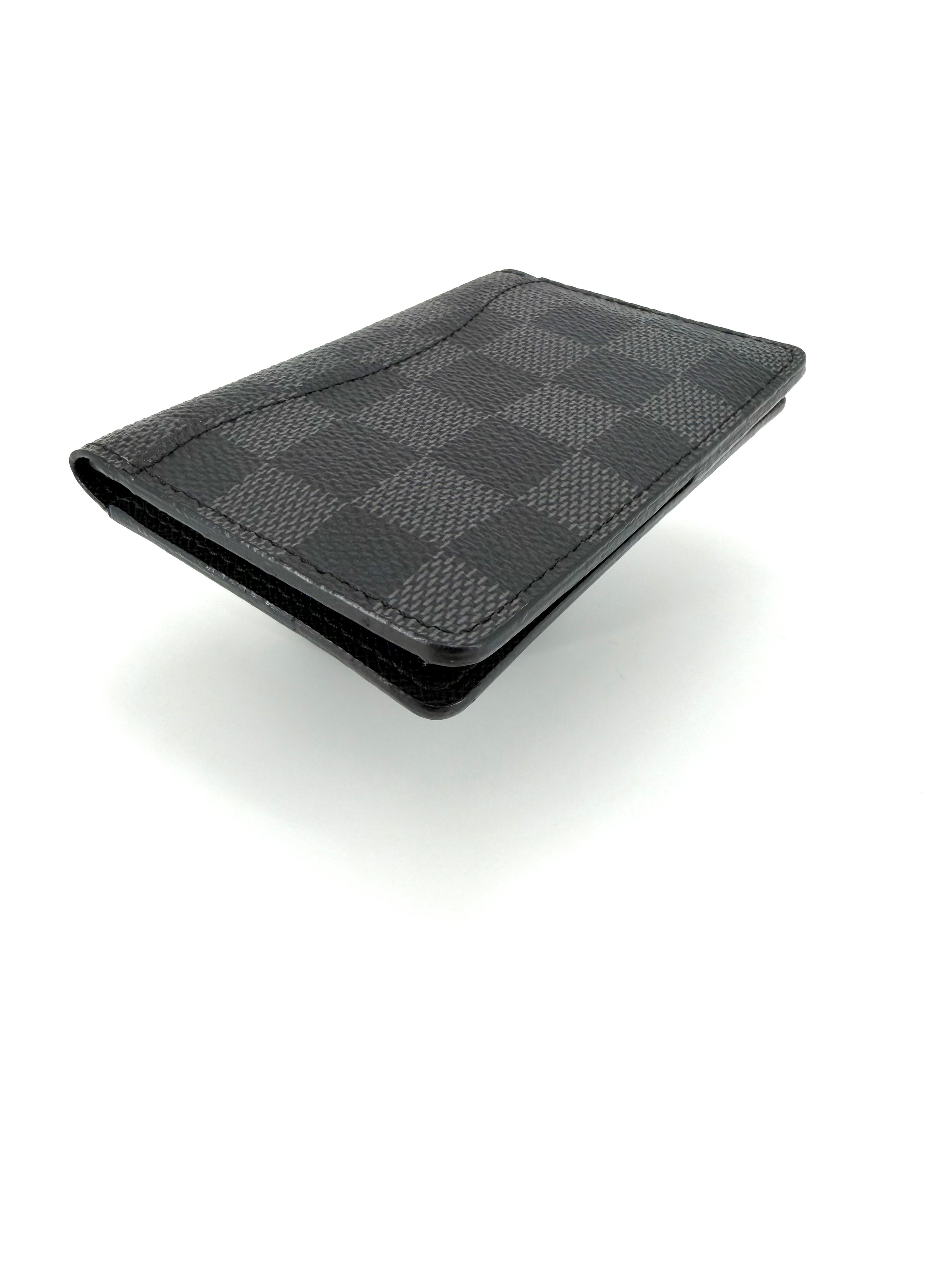 Pre-Owned Louis Vuitton Damier Graphite Canvas Leather Pocket Organizer