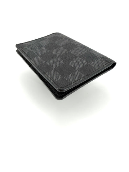 Pre-Owned Louis Vuitton Damier Graphite Canvas Leather Pocket Organizer