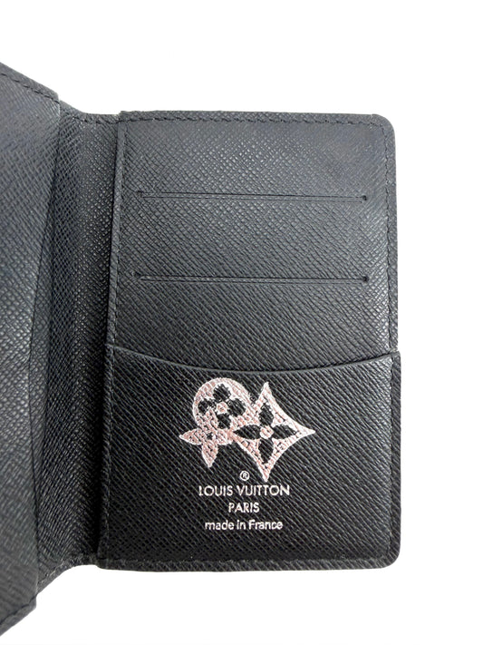 Pre-Owned Louis Vuitton Damier Graphite Canvas Leather Pocket Organizer