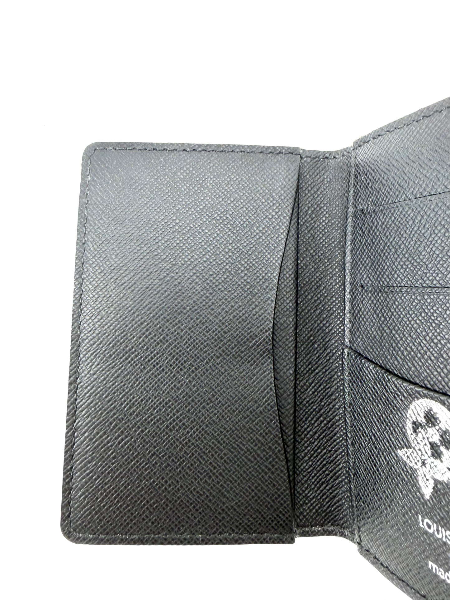 Pre-Owned Louis Vuitton Damier Graphite Canvas Leather Pocket Organizer