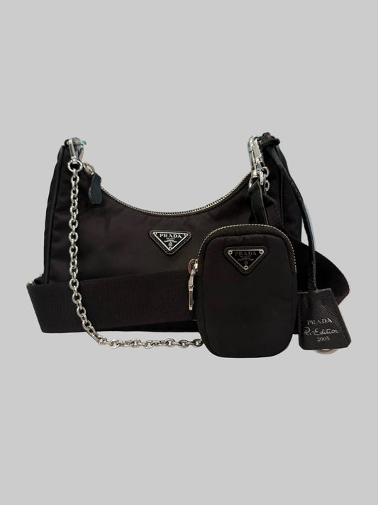 Prada Re-edition 2005 Nylon Crossbody Bag