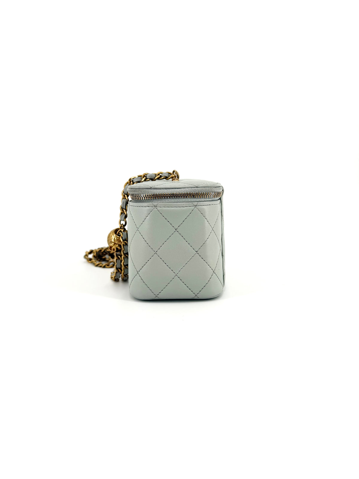 Pre-Owned Chanel Vanity Pearl Crush (Adjustable Chain) Lambskin with Mirror