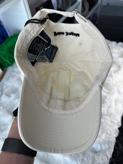 Palm Angels Men's One Size Light Beige Neutral Baseball Hat