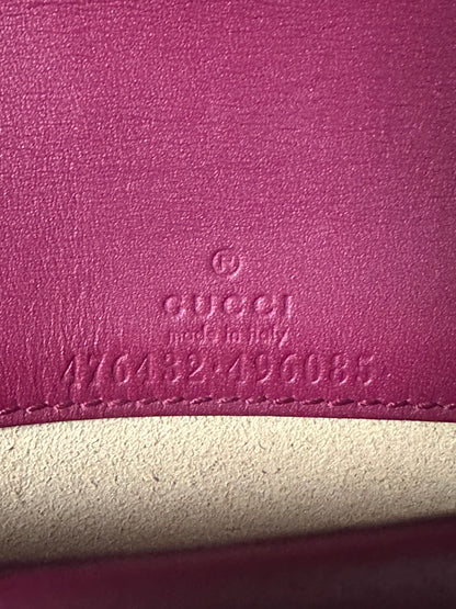 Gucci Purple Velvet Crystal Dionysus Super Mini Bag