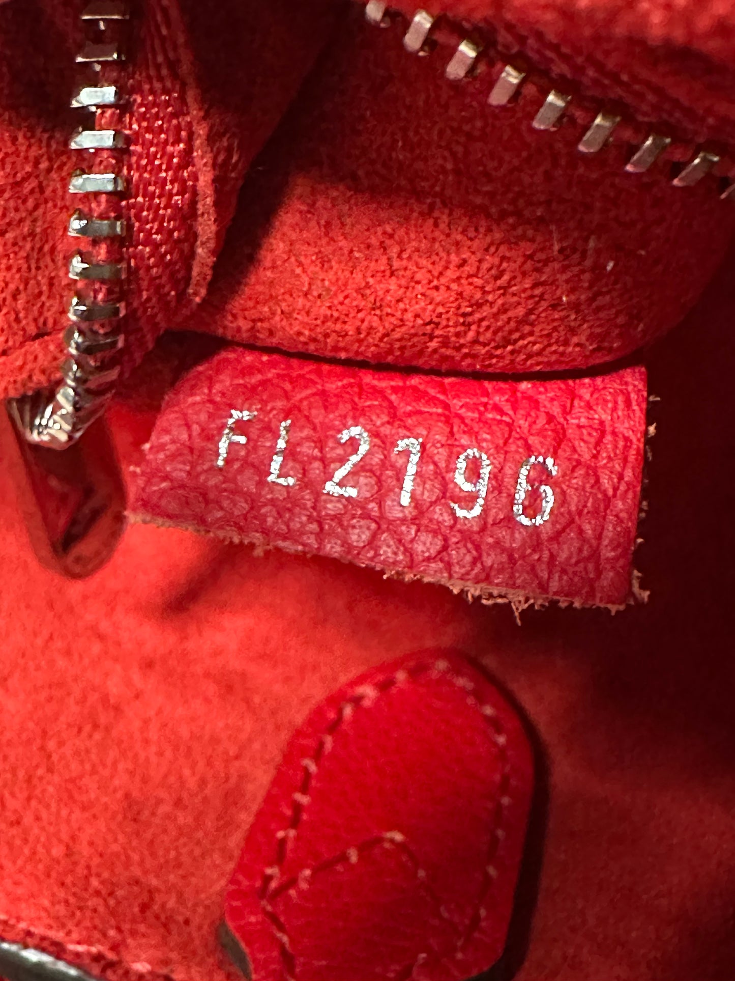 Louis Vuitton Lockme Cabas Red Leather Tote Shoulder Bag