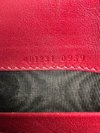 Gucci GG Burgundy Red Velvet Crystal Dionysus Small Crossbody Bag