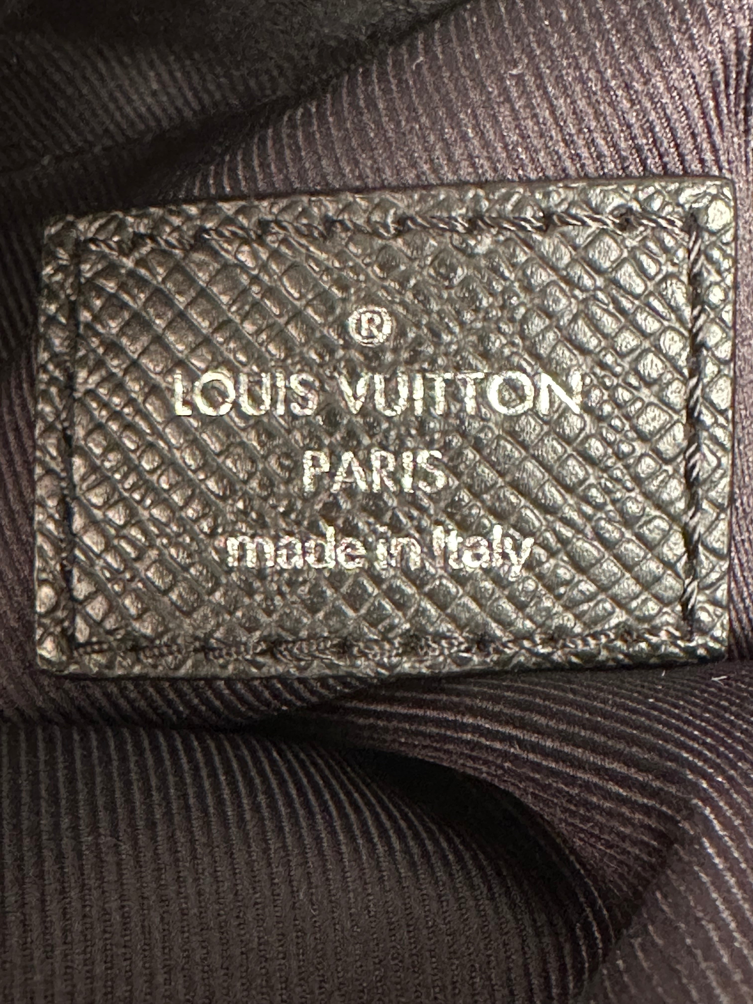Louis Vuitton Outdoor Messenger Black Monogram Eclipse Taigarama Bag