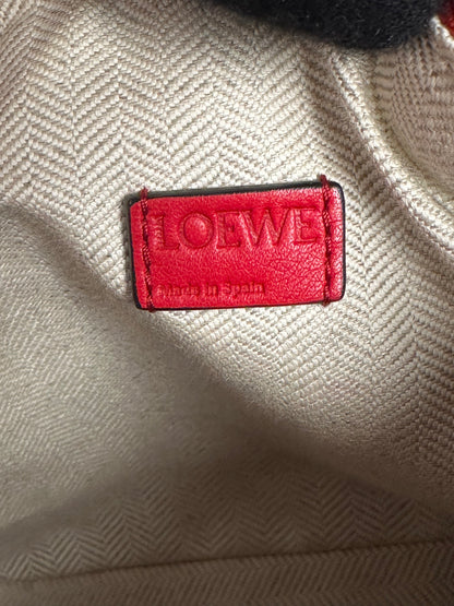 Loewe Puzzle Red Mini Leather 2 Way Crossbody Bag