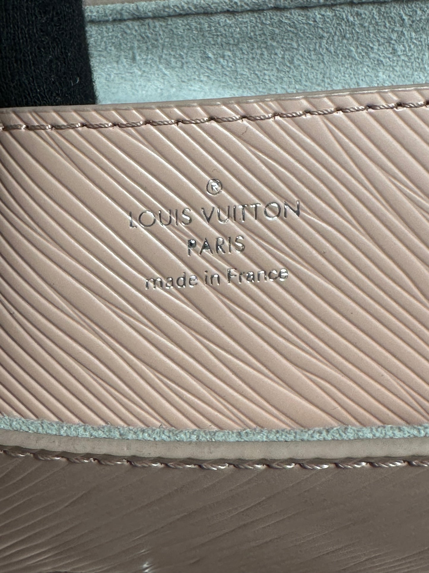 Louis Vuitton Epi Leather Twist MM Pink Monogram Studded Flower Crossbody Bag