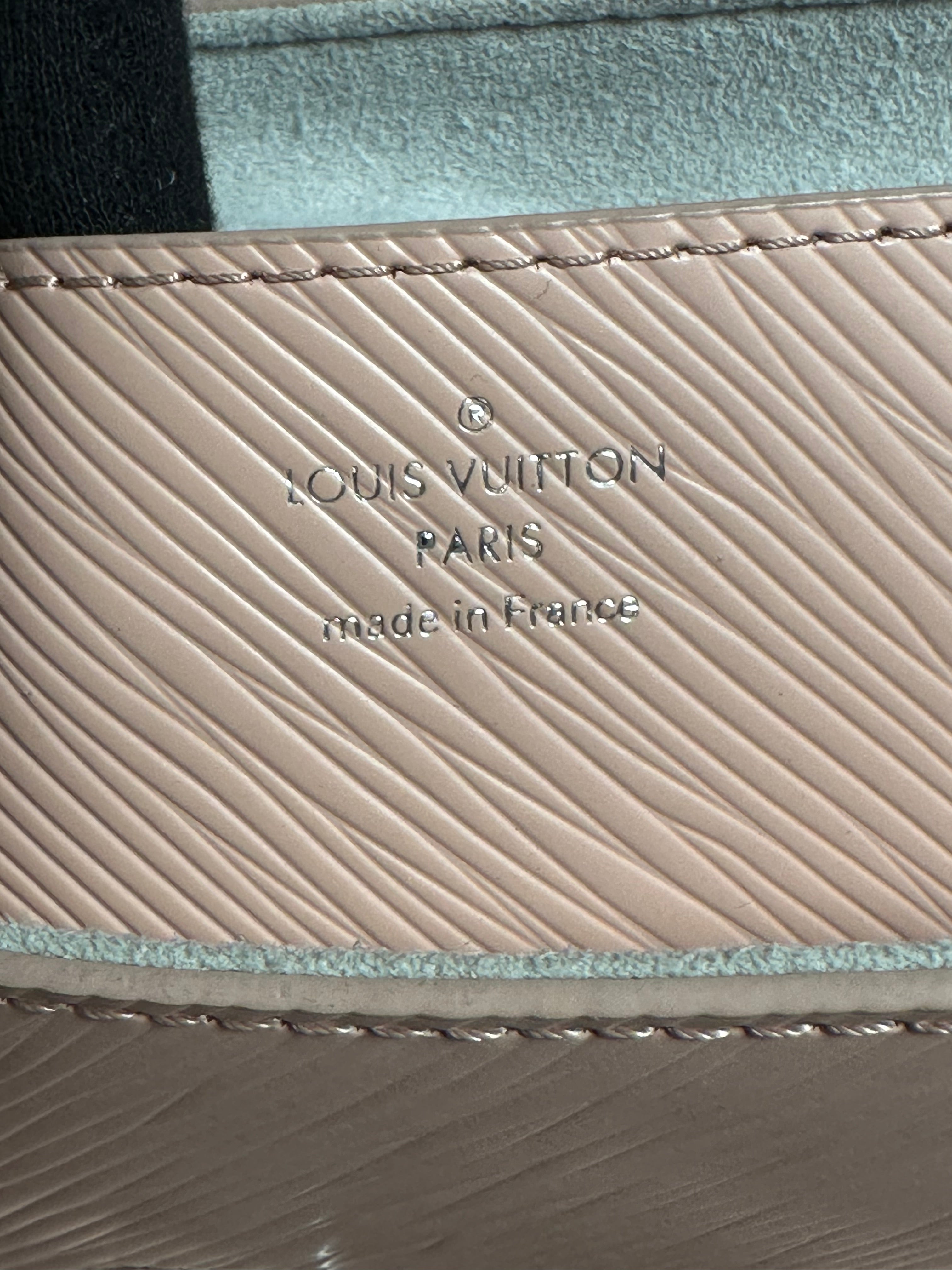 Louis Vuitton Epi Leather Twist MM Pink Monogram Studded Flower Crossbody Bag