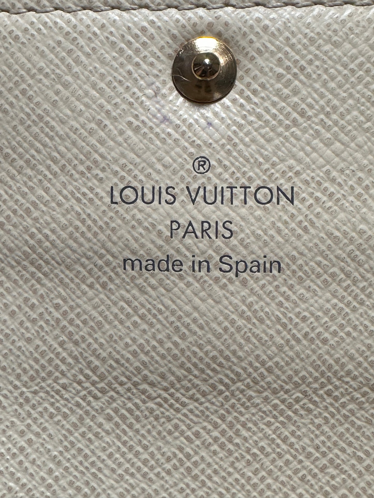 Louis Vuitton Sarah Wallet Damier Azure