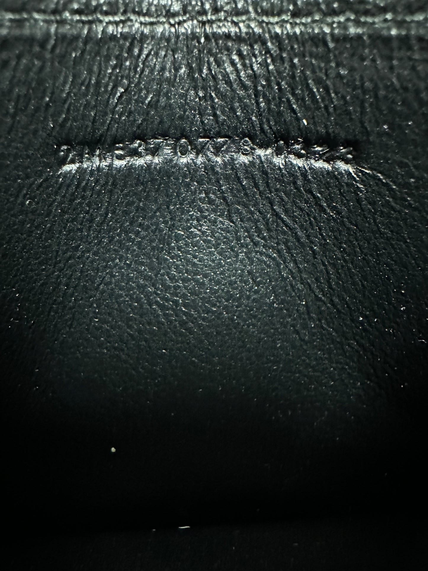 YSL Saint Laurent Cassandre Crocodile Embossed Leather Card Case