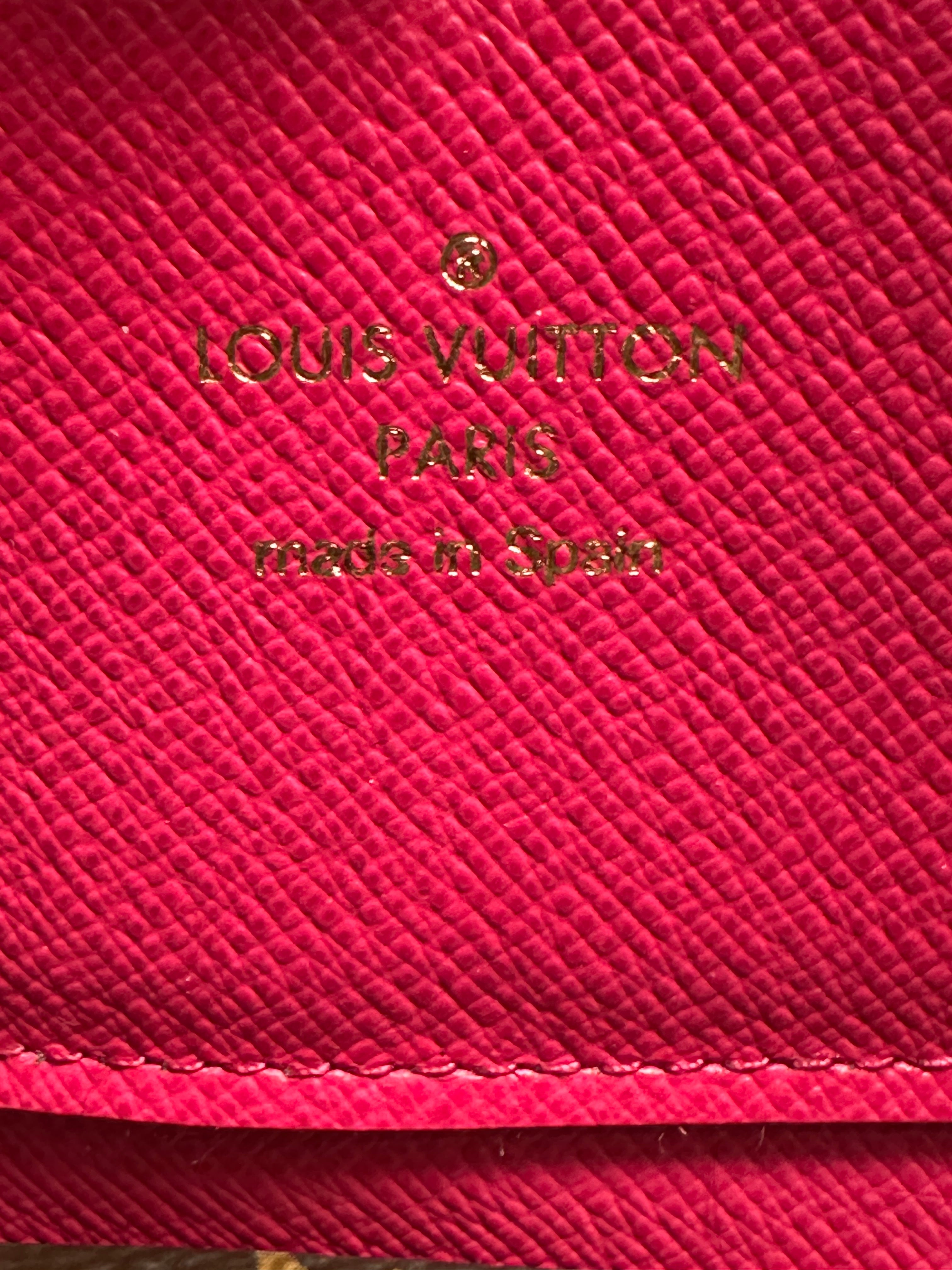 Louis Vuitton Monogram Clemence Long Zip Wallet