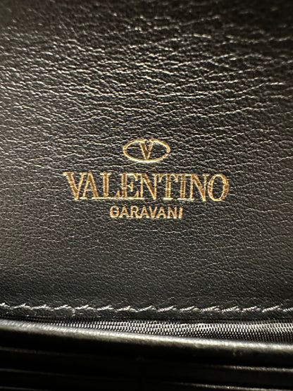 Valentino Rockstud Wristlet Travel Wallet