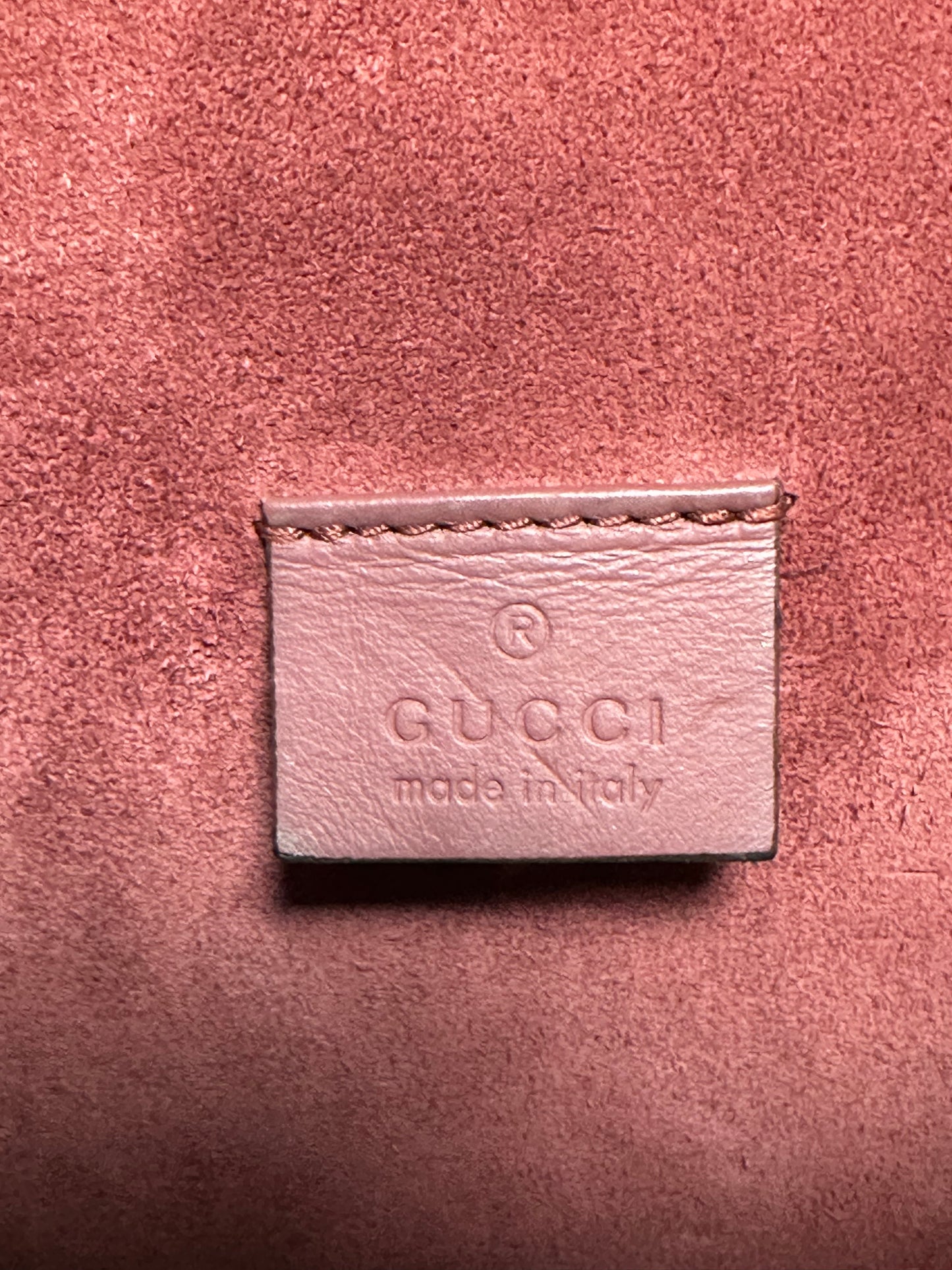 Gucci GG Supreme Red Pink Blooms Floral Dionysus Mini Bag