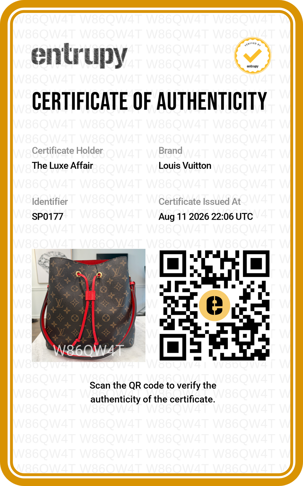 Pre-Owned Louis Vuitton NéoNoé MM Monogram Red Trim Bucket Crossbody Bag