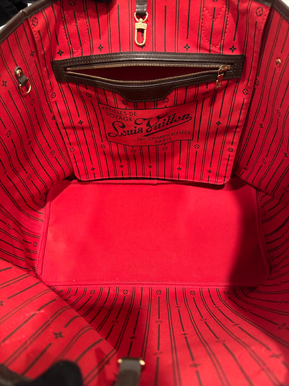 Louis Vuitton Neverfull GM Brown Damier Ebene Tote Shoulder Bag