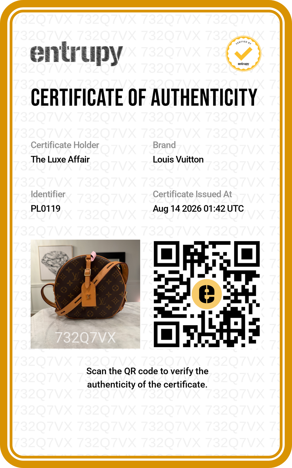 Pre-Owned Louis Vuitton Boite Chapeau Souple MM Crossbody Bag
