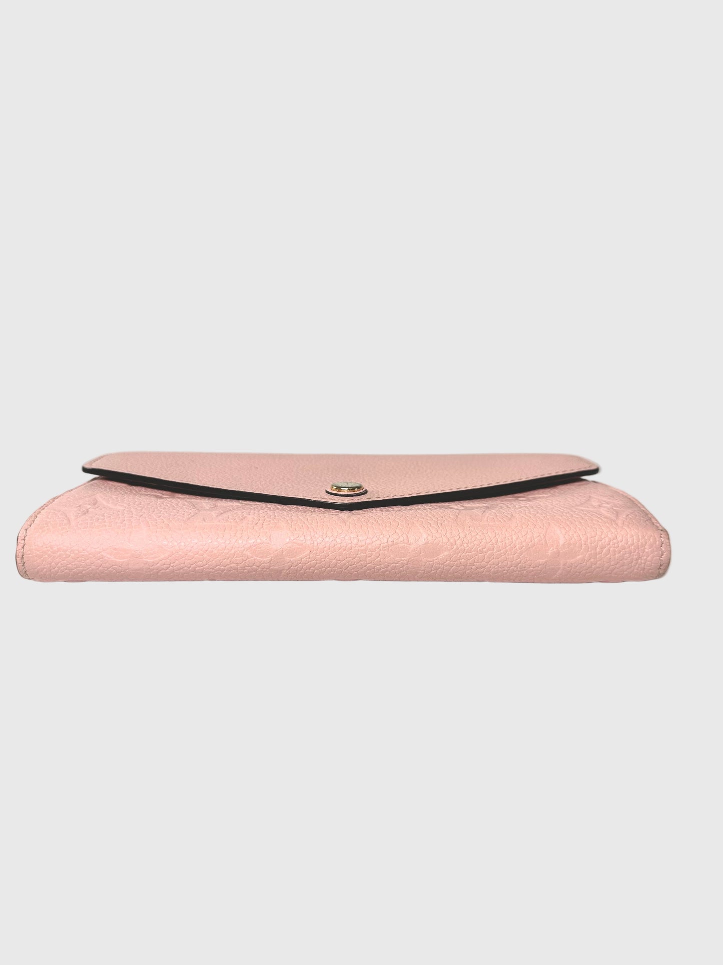 Louis Vuitton Pink Empreinte Monogram Sarah Wallet