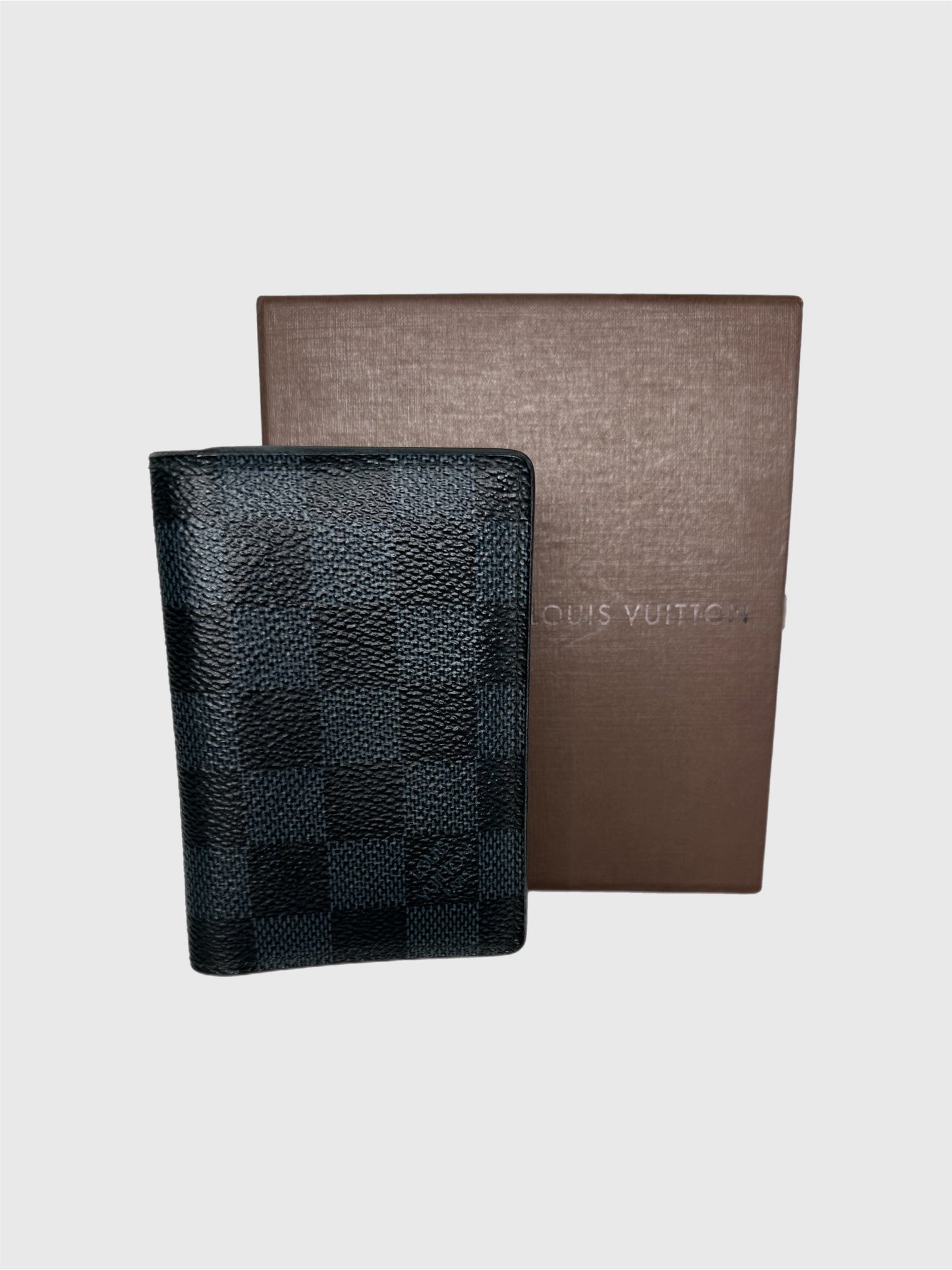 Louis Vuitton Damier Cobalt Canvas Leather Pocket Organizer