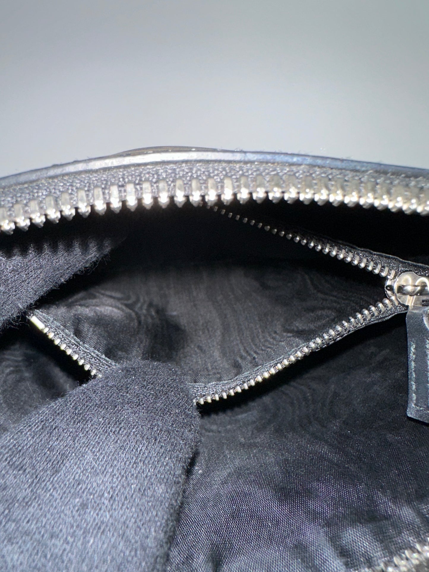 Gucci Black Leather Guccy Moon & Stars Dome Mini Crossbody Bag