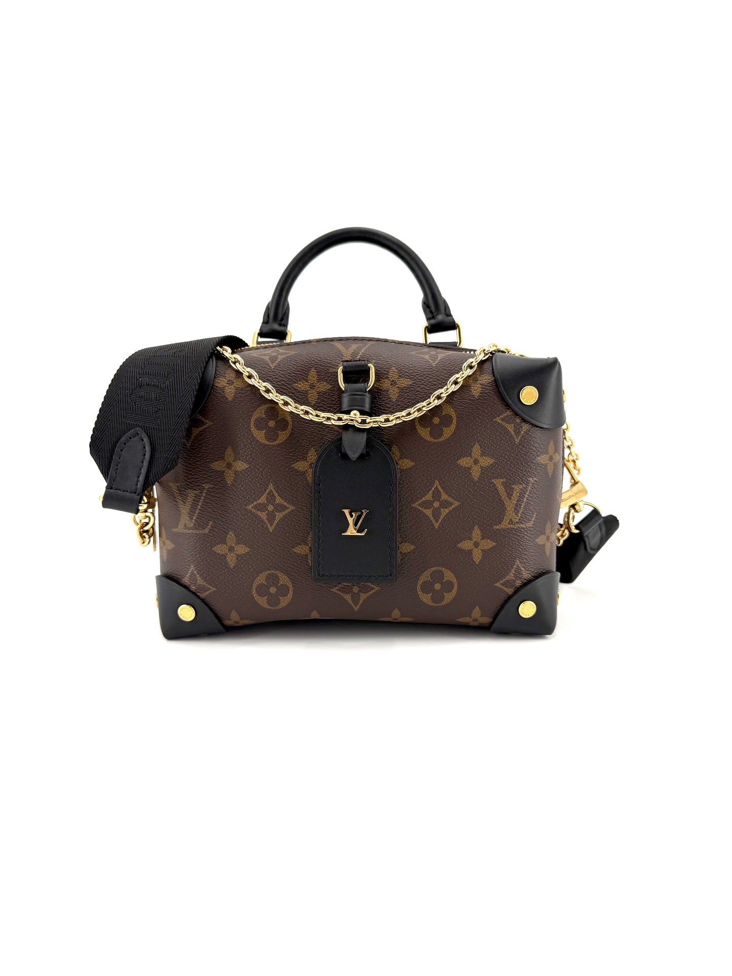 Pre-Owned Louis Vuitton Monogram Petite Malle Souple Crossbody Bag