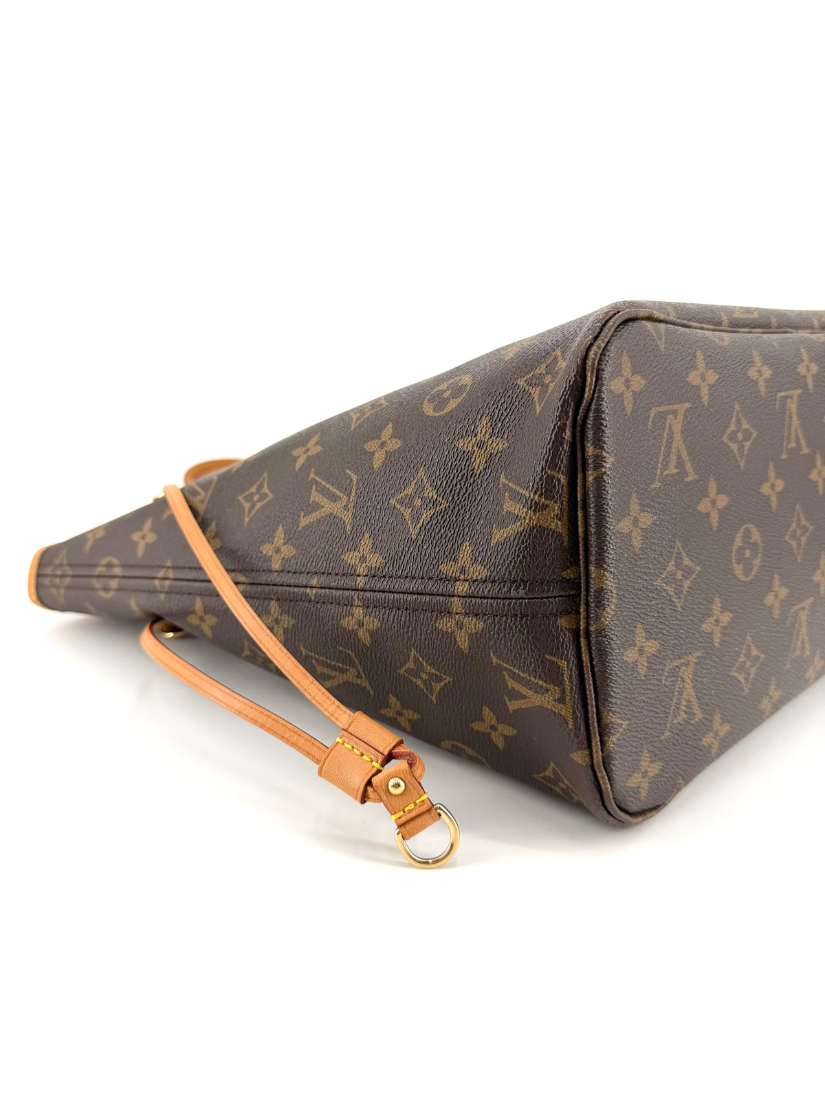 Pre-owned Louis Vuitton Neverfull MM with Pouch Pink Interior Tote Bag