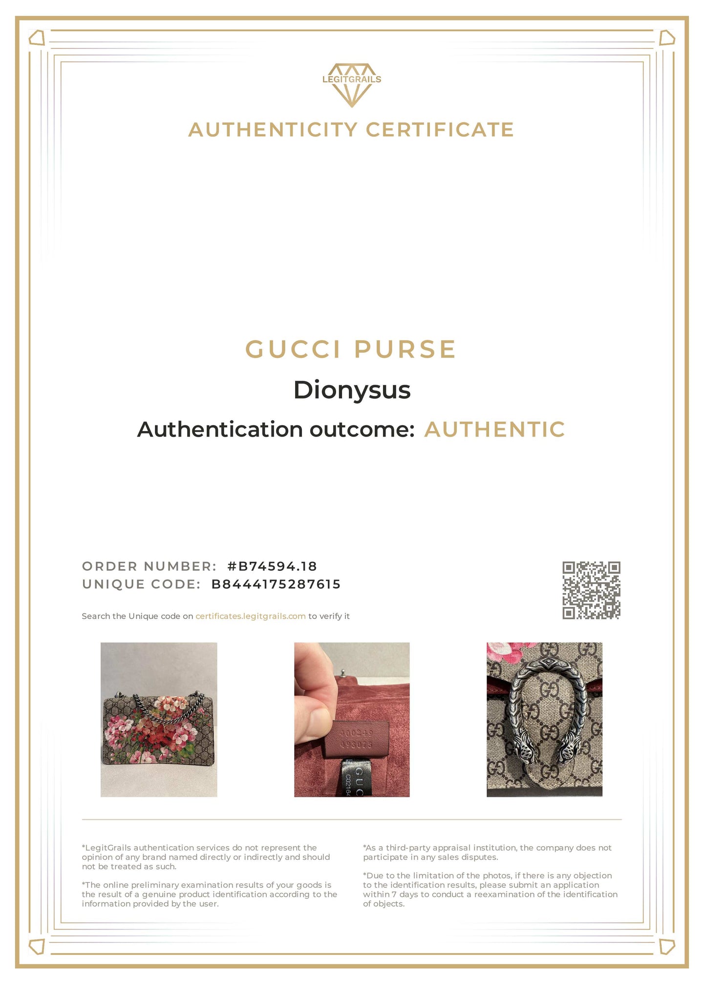 Gucci GG Red Pink Blooms Floral Dionysus Shoulder Small Canvas Bag