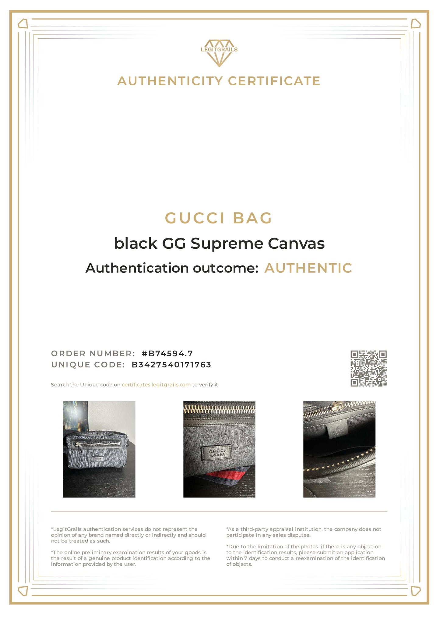 Gucci Supreme Belt Bag - Small