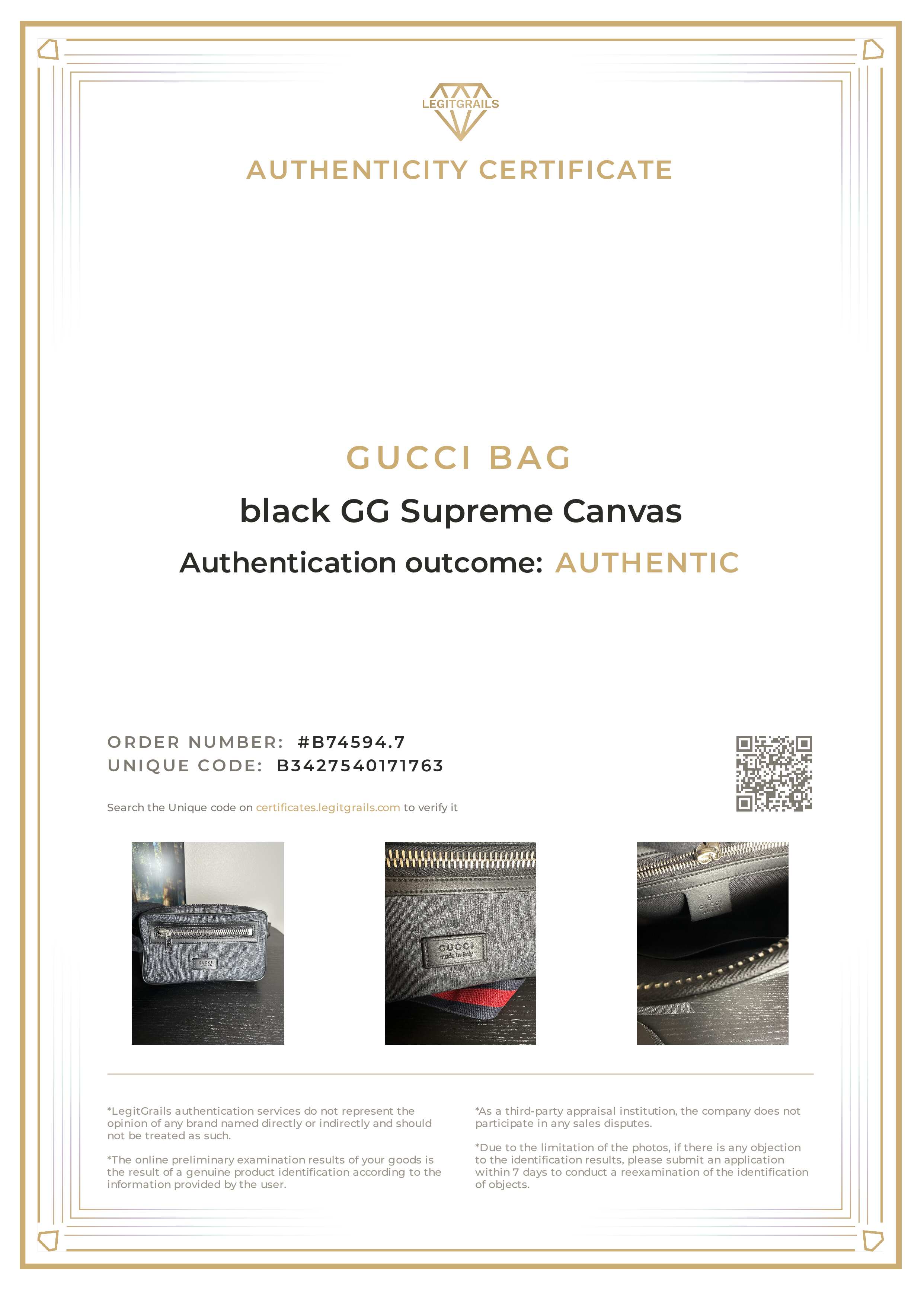 Gucci Supreme Belt Bag - Small