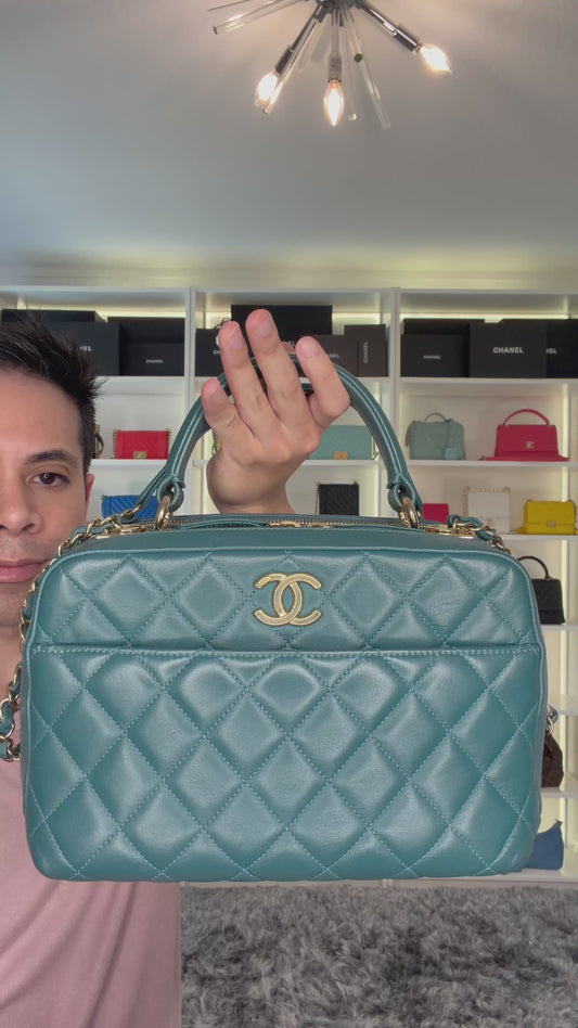 Pre-Owned Chanel Medium Trendy Bowling Bag